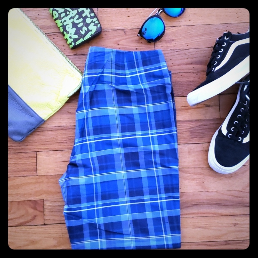 Ralph Lauren plaid silk pants